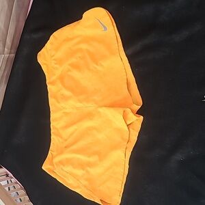 Unisex Nike  neon orange lined shorts Sx.XXL